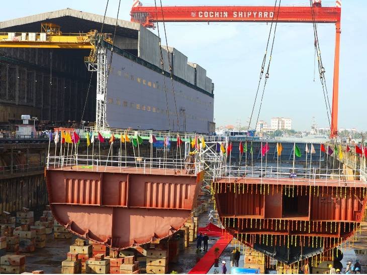 कोचीन शिपयार्ड को पहली तिमाही में ₹174 करोड़ मुनाफा:जहाज बनाने वाली कंपनी की आय 62% बढ़कर ₹771 करोड़, इस साल 238% चढ़ा शेयर Business News & Hub