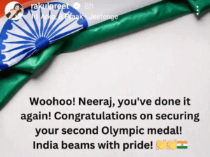 नीरज चोपड़ा को पेरिस ओलिंपिक में सिल्वर मेडल:आर माधवन, विक्की कौशल समेत कई बॉलीवुड सेलेब्स ने भारत की जीत पर खुशी जताई